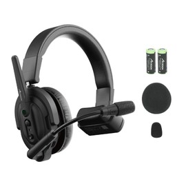 Accsoon Como Wireless Intercom Headset System, 1.9GHz Full-Duplex 1312ft Group Talk Headset with Noise Reduction, 10H+ Working Time for Film Shooting Communicating Movie Set- 1 Remote Headset