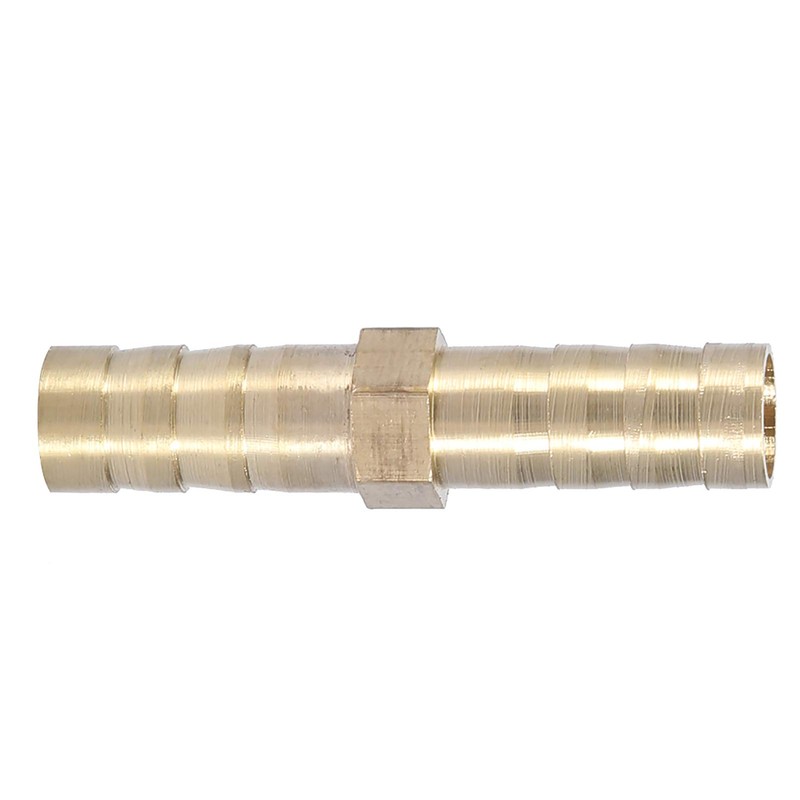 Hose Connector 8 mm Brass Hose Connection Straight 2-Way Pipe