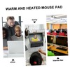 Operitacx Beheiztes USB Mauspad Handwärmer mit Großem Bewegungsbereich und Weichem
