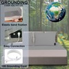 HUNAIGEE Grounding Sheet King Sliver Fiber Earthing Sheet Conductive Grounding