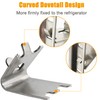 920158 Freezer Shelf Clip,Stainless Steel Shelf Clip for Refrigerator,Freezer Cooler