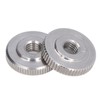 Knurled Thumb Nut 304 Stainless Steel Knurled Flat Head Through