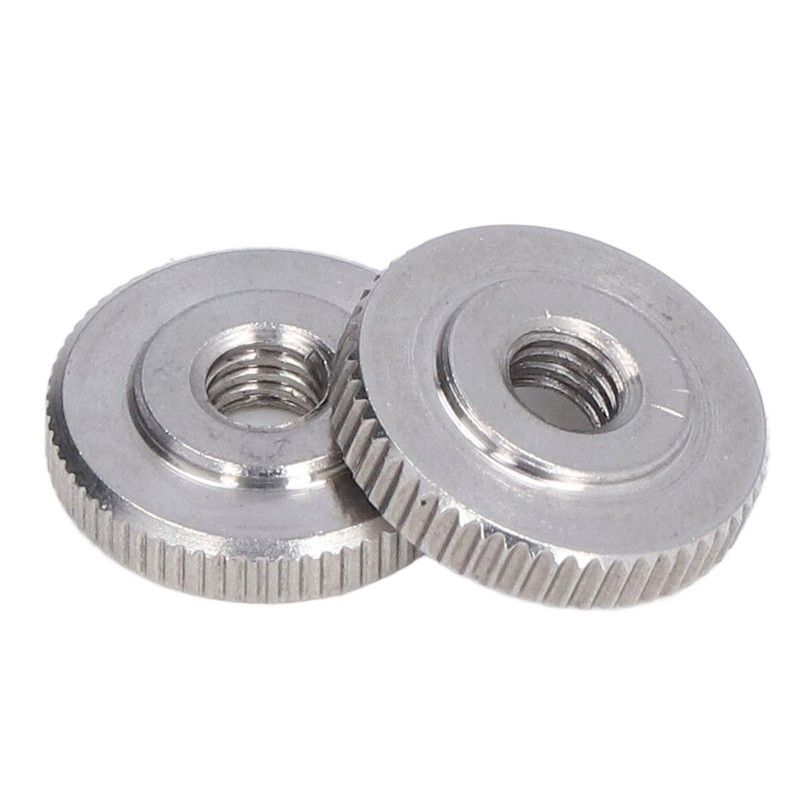 Knurled Thumb Nut 304 Stainless Steel Knurled Flat Head Through
