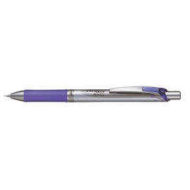 Pentel Mechanical Pencil, Energize, 0.5mm, Silver & Violet (PL75-V)