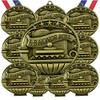 Express Medals A-B Honor Roll Gold Medals Trophy Award with