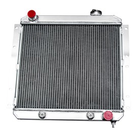 Tepilauda Full Aluminum Radiator for 1958-1984 Toyota Land Cruiser FJ40 FJ45 3.9L 4.2L L6 1959 1960 1962 1965 1973 1974 1976 1980 1981 3 Row Core Radiators