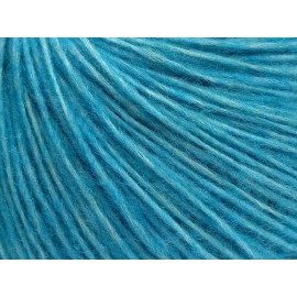 Ice Heather Turquoise Leonardo 69449 Ice Merino Wool & Organic Cotton Yarn 50g 207yd
