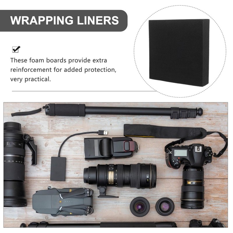 EXCEART Packing Polyurethane Foam Pads & Sheets - Cuttable 60mm