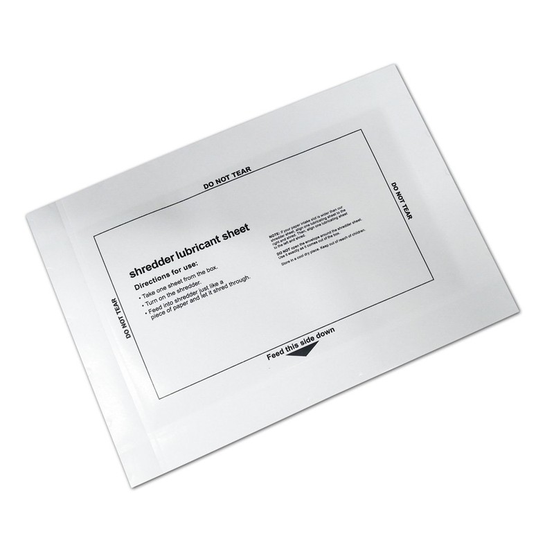 laffeya Paper Shredder Sharpening & Lubricant Sheets & Shredder Cleaning