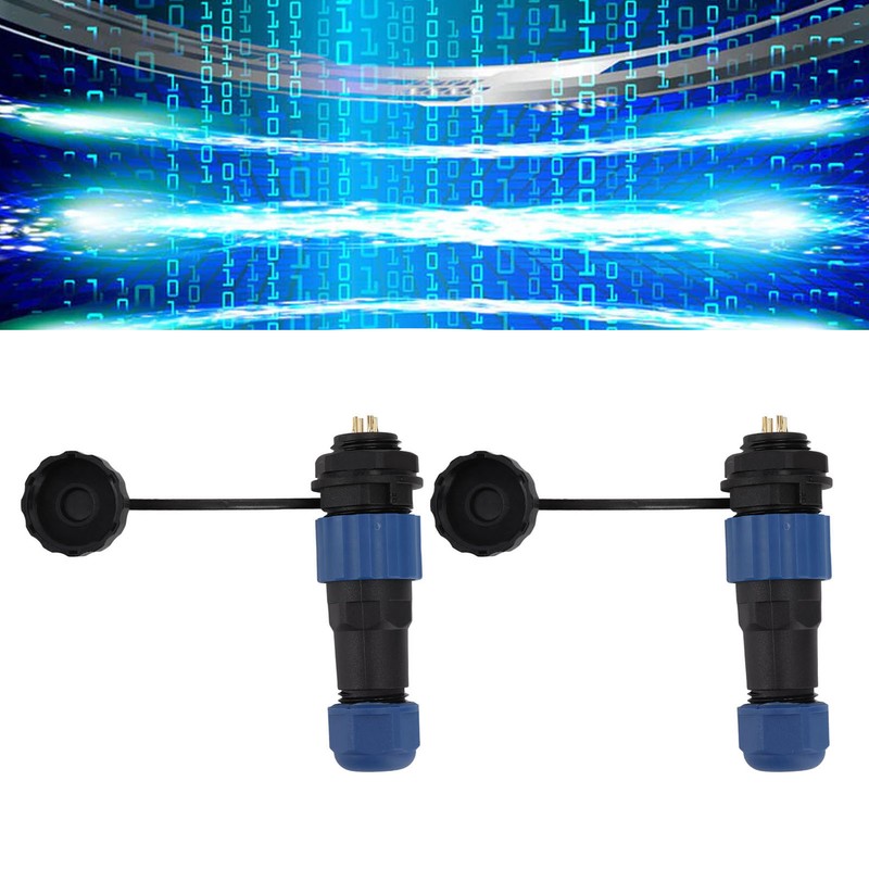 2Pcs SD16 IP68 Waterproof Aviation Connector SD16 Female Plug Male