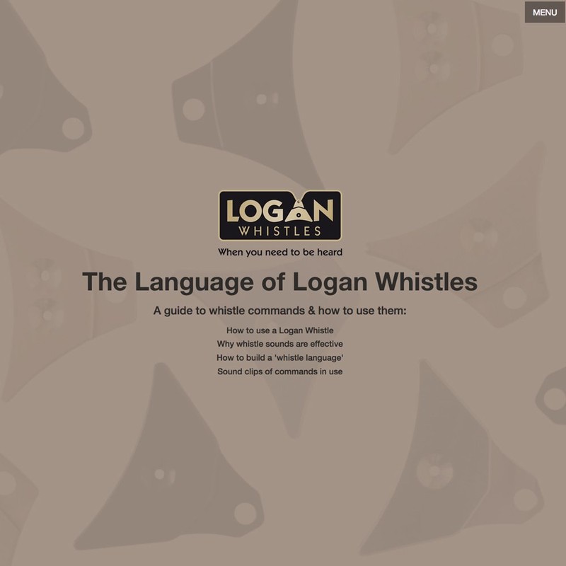 Logan Sheep Dog Whistle Starter Pack - A1 Whistle, lanyard