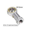 sourcing map PHS12 M12 Bushing Rod End Bearing M12 x