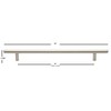 GlideRite Hardware 5012-228-SS-1 Solid Handle Bar Pulls, 1 Pack, 9"