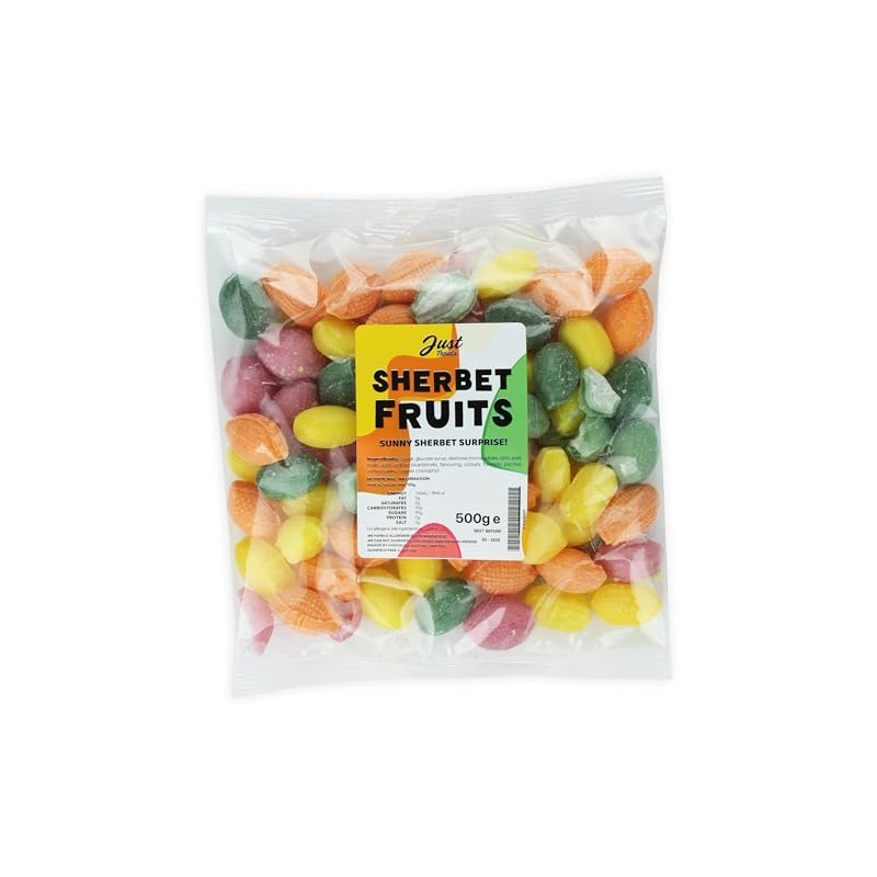 Just Treats Sherbet Fruits 500g Share Bag