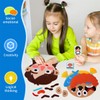 WOBOX Children's Felt Expression Face DIY Activity Toy, Children's Social