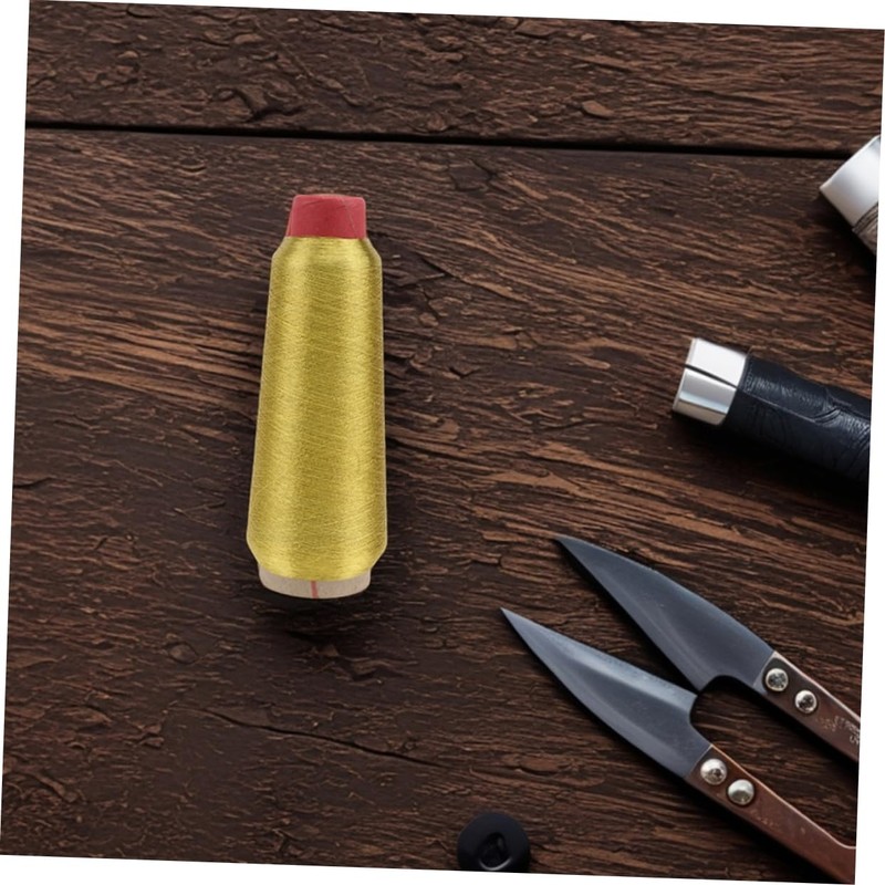 TEHAUX 2rolls Metallic Embroidery Thread for Sewing and Crafting Floss