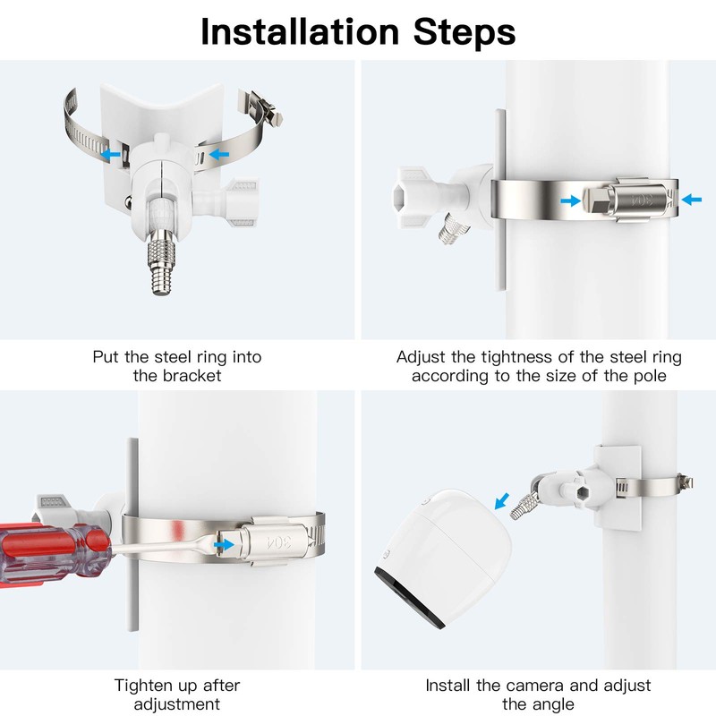 Arlo Pole Mount, Pole Mount Bracket for Arlo Pro 2,