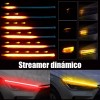 VAKRNY 60cm Par Tira Led Drl Flexible Direccional Secuencial Auto