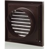 Louvred Wall Vent Grille 185mm X 185mm 125mm - 5