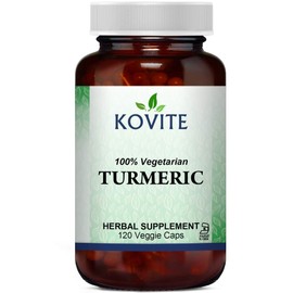 Kovite Turmeric Root Extract 550 mg 95% Curcumaniods - 120 Liquid Veggie Caps
