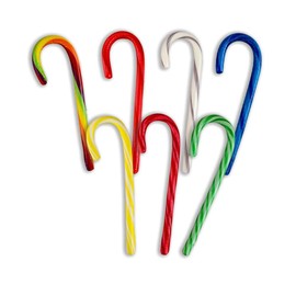 Air Heads, Starburst, and Skittles Candy Canes 36 Count Total - Christmas Holiday Stocking Stuffers - Includes PITCHING PIGEON Brand Magnet