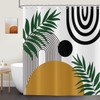 ASDCXZ Shower Curtain 180x200 cm Boho Style, Modern Abstract Art