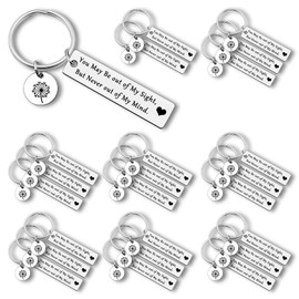 Dabihu 24Pcs Long Distance Relationship Gifts Keychain Coworker Leaving Gifts for Women Men Farewell Going Away Keyring for Colleague Boss Friends New Job Promotion Retirement Resignation Gift