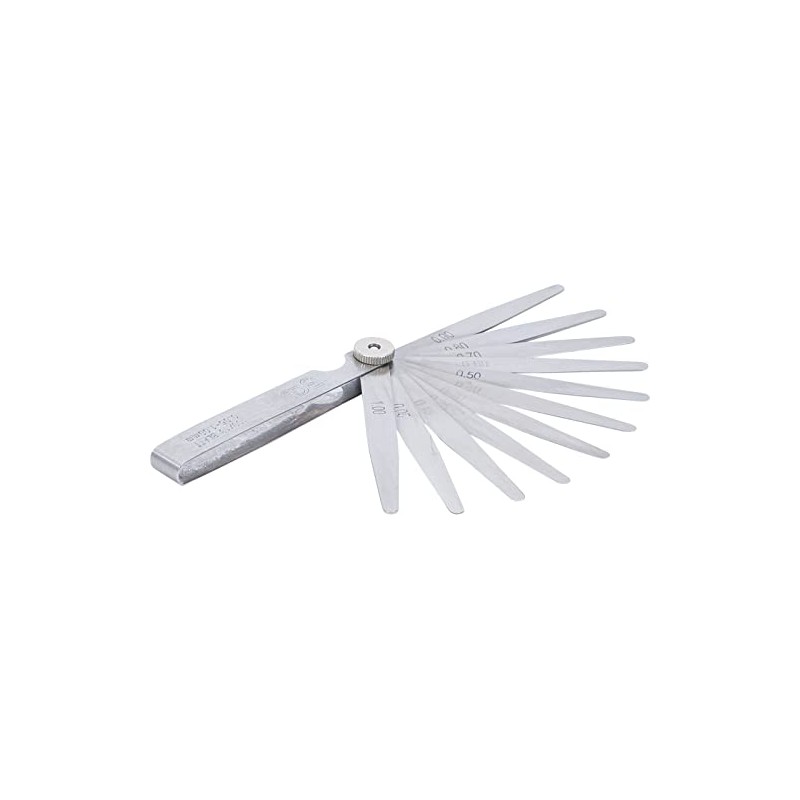 BGS 3082 Precision Feeler gauges 13 Blades, Silver