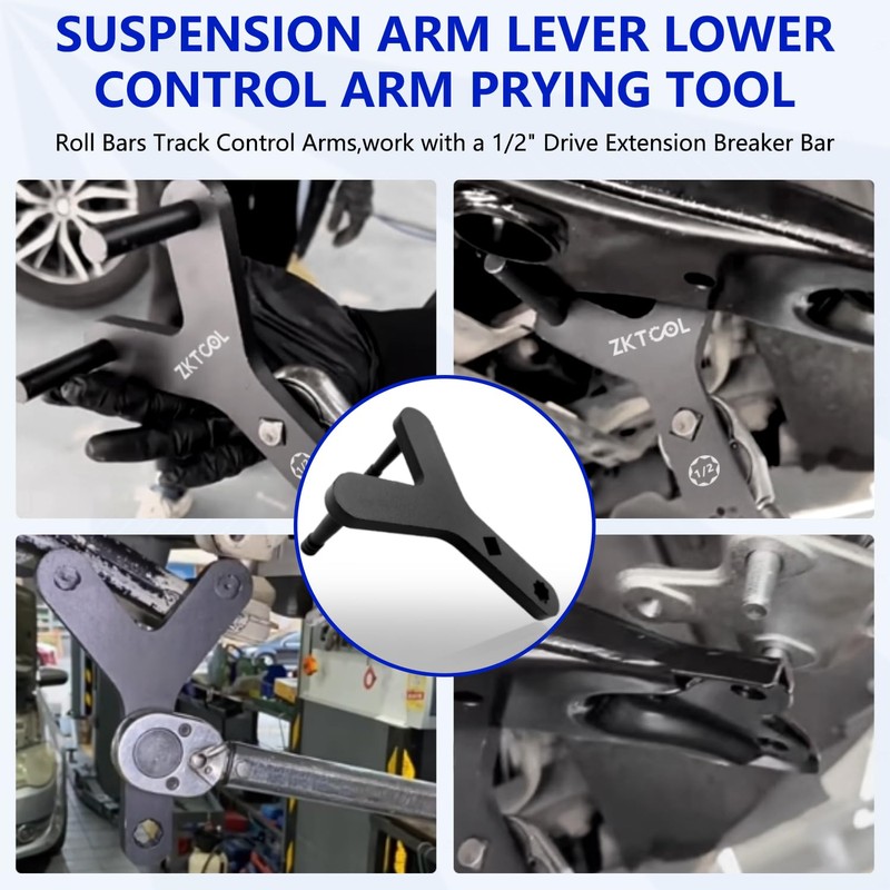 ZKTOOL Suspension Control Arm Pry Tool Bar Hook Wrench