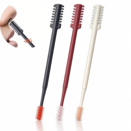 2026 Upgraded 2-in-1 Nasal Hair Cutter, 360° Rotating Double-Sided Blade, Washable Portable Grooming Tool for Men & Women, Travel Essential, (Multicolor-3Pack)