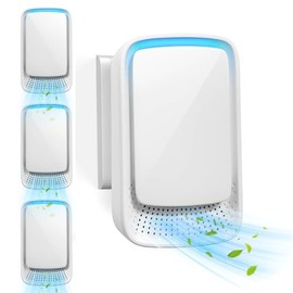 4 Pack Air Purifier Plug In, Portable Air Ionizer for Room, Negative Ion Generator, Air Cleaner for Odors Smoke, Filterless Mobile Air Ionizer for Home Office