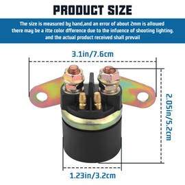 VTX 1800 Starter Solenoid Relay for Arctic Cat 250 300 Suzuki Quadrunner 160 230 250 300 King Quad 300 Savage 650 LS650 Boulevard S83 Katana 600 750 Intruder 1400 Honda VTX1800