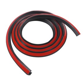 Lusperi Car Wire Cover for Windshield & Light Bar - 6.56Ft Adhesive Wire Hider Kit to Conceal Roof Rack Wires, Universal Automotive Cable Management (1PC, Black)