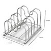 LENITH 304 Stainless Steel Wire Cutting Board Holder, Cutting Board