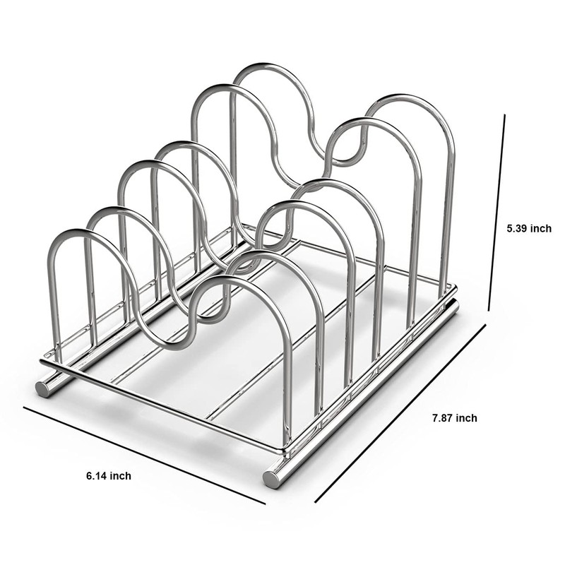 LENITH 304 Stainless Steel Wire Cutting Board Holder, Cutting Board