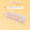 Anseom Cable Storage Box with 7 Compartments and 10 Cable