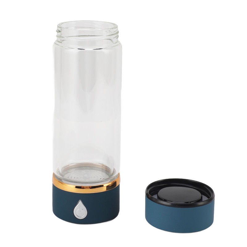 Hydrogen Water Bottle 420ml Rechargeable SPE PEM Technology Portable Hydrogen