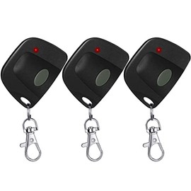 3 Pcs Garage Door Remote for Linear Multicode 300mhz 10 Dip Switch 3089 3060 3070 Gate Opener Remote Multicode Gate Opener with Keychain