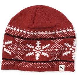 Puma 830131 Women's Graphic Beanie, Cerise, Free size