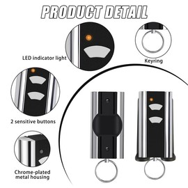 Remote Control Garage Door for Standard Steel Entrematic Rcu 433-2 Ea433 2ks Garage Door Opener Remote Control Compatible with Crawford Standard Steel 433, 92, Radio Remote Control Garage Door