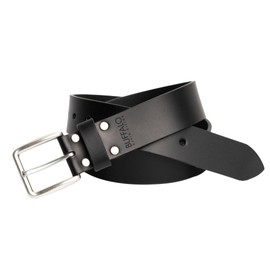 Buffalo David Bitton Mens Belt | 38mm Black Belt | 100% Genuine Leather Belt | Casual Mens Belts for Jeans | Belt Size 36