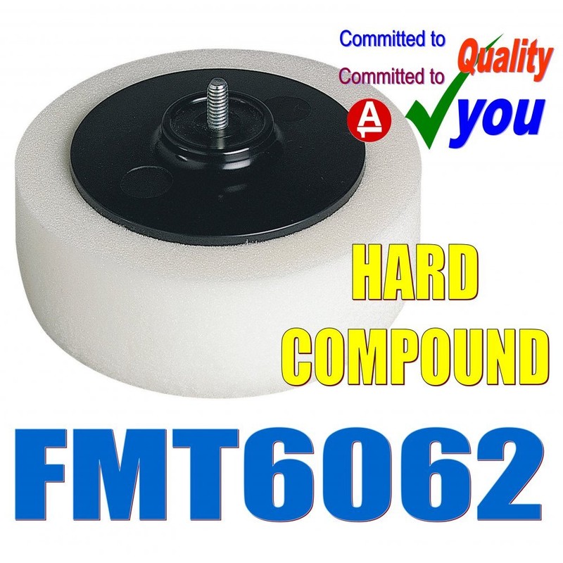 Compound Polishing Foam Orbital Pad Plate 150mm White M14 Waxing