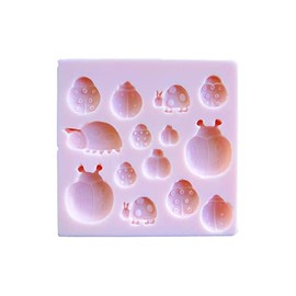 Lady Bug Silicone Mold | Food Craft Chocolate, Candy, Gummy | Art Craft Epoxy Resin Casting | BPA Free | Single Piece