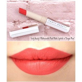Fenty DRAGON MAMI Mattemoiselle Plush Matte Lipstick Tropical Papaya Coral Pink
