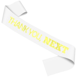 New Beginnings Gift for Newly Unwed Women Divorce Breakup White Satin Sash for Leaving Job Retirement Graduation Gifts for Sister Coworker Friends Divorce Party Sash Decorations Supplies