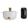 Ceramic Whimsical Honey Bees Bear 30oz Noodle Dessert Food Bowl
