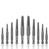 Bestgle 10 Pcs Screw Extractor Set High-Speed Steel Easy Out