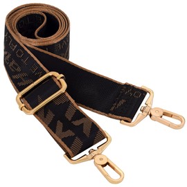 Geldbörsenriemen Crossbody, Taschengurt Ersatz Metall Drehhaken Schultergurt Gitarrengurt für Crossbody Tasche Gepäck, A Nice Day, Large