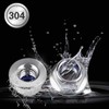 Mbsomnus Flange Nuts M6, Pack of 30 Hexagonal Nuts DIN