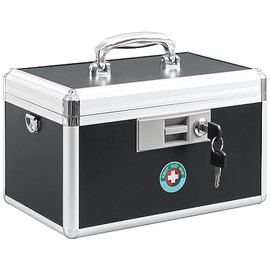 KYODOLED - Caja de bloqueo de medicamentos con llave, caja de bloqueo de medicamentos para almacenamiento seguro de medicamentos, caja de seguridad pa